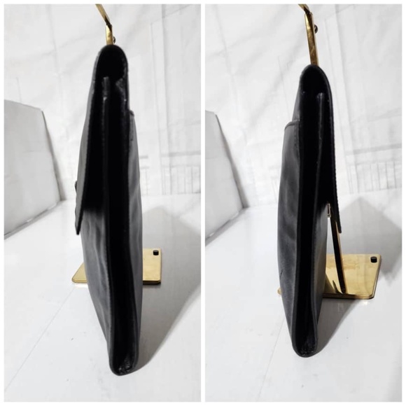 Authentic PRADA Saffiano Attache Portfolio Clutch Black - Picture 5 of 13